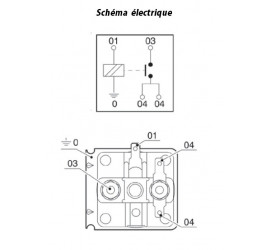 Relais solénoide de démarrage Lucas standard