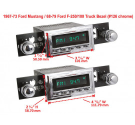 car radio adapter RetroSound Ford Mustang 1967-1973