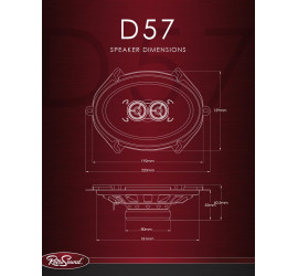 Jeu d'enceintes Rétrosound 133mm