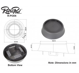 Jeu d'enceintes Rétrosound 133mm