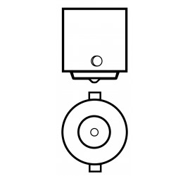 Lamp R10W BA15S Tube 12V
