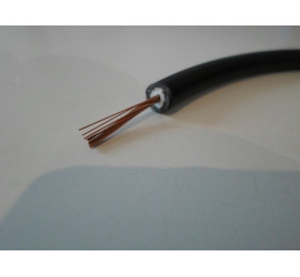 Câble de bougie d'allumage ht 7mm - carbone silicone bleu
