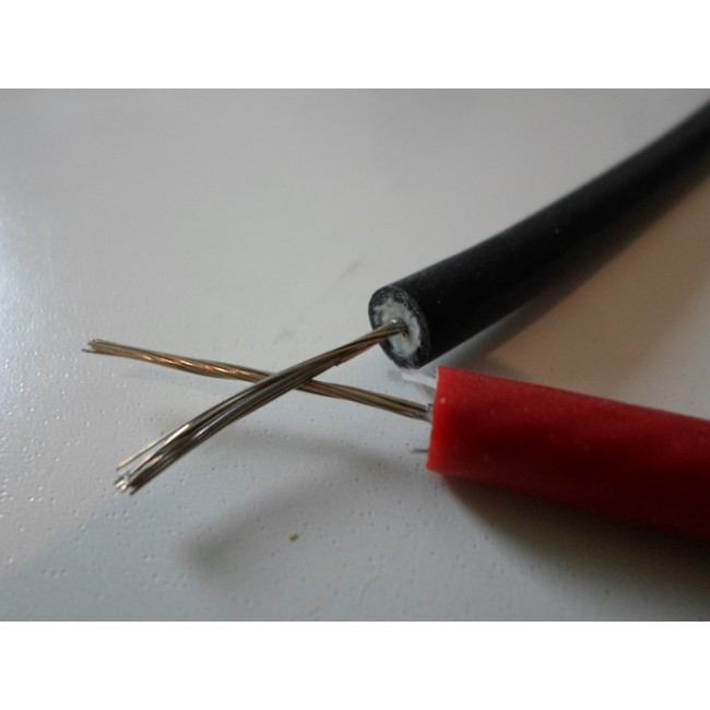 Fil haute tension en silicone non résistif