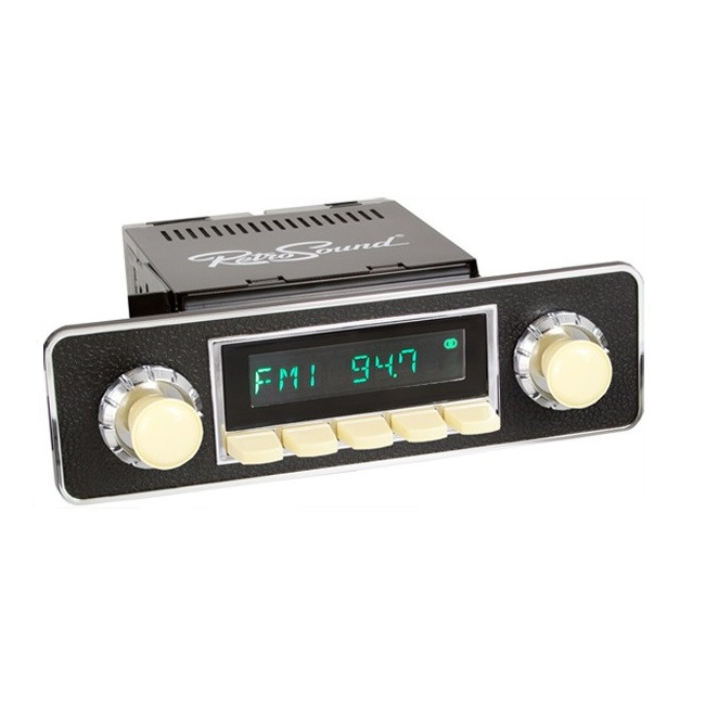 Classic Car Radio RetroSound Long Beach kind Chrome
