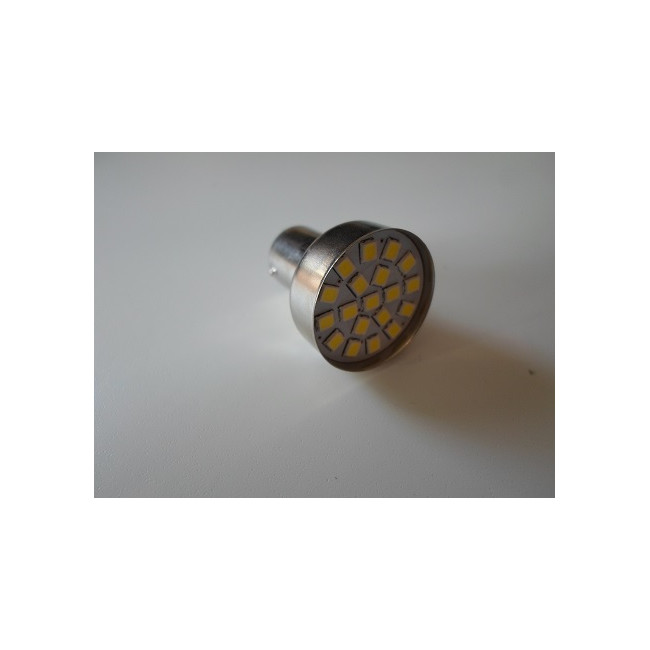 Ampoule 6V 19 LED blanche BA15s simple plot