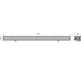 Rampe de travail à LED 27000 Lumen