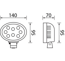 Rampe de travail à LED 27000 Lumen