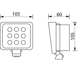 Rampe de travail à LED 27000 Lumen