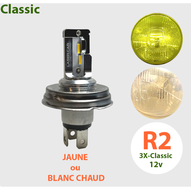 TLCS : Ampoule LED Eclairage à viser 12 V x 2, pièces détachées Austin Mini