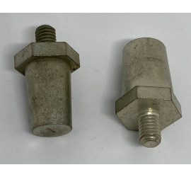Paire de bornes de batterie à vis M6
