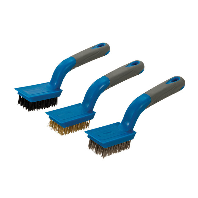 Brosses métalliques moyennes, 3 pcs