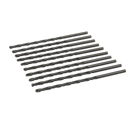 Mèches métriques longues en acier rapide HSS-R, 10 pcs