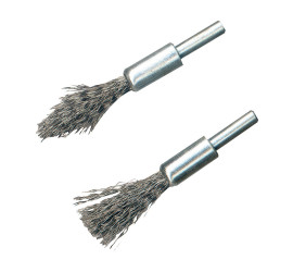 Brosses-pinceaux à fils d'acier à décalaminer, 2 pcs