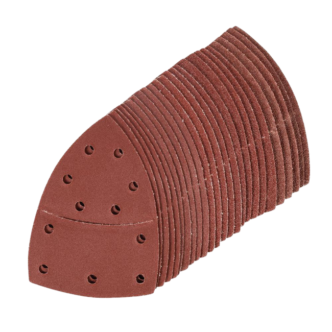 Feuilles abrasives auto-agrippantes 93 mm, 25 pcs