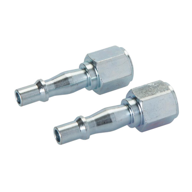 Coupleurs baïonnette/filetage pour tuyau air comprimé, 2 pcs