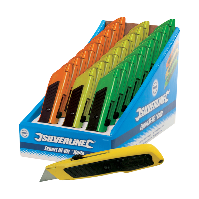 Boîte présentoir de 24 cutters Expert fluo