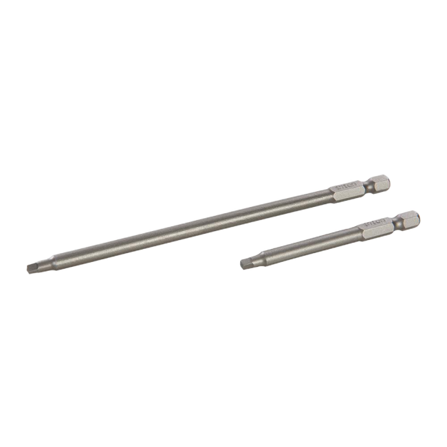 Embouts de vissage carrés 76 mm et 152 mm (3" et 6"), 2 pcs