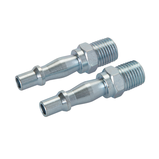 Coupleurs baïonnette/filetage pour tuyau air comprimé, 2 pcs
