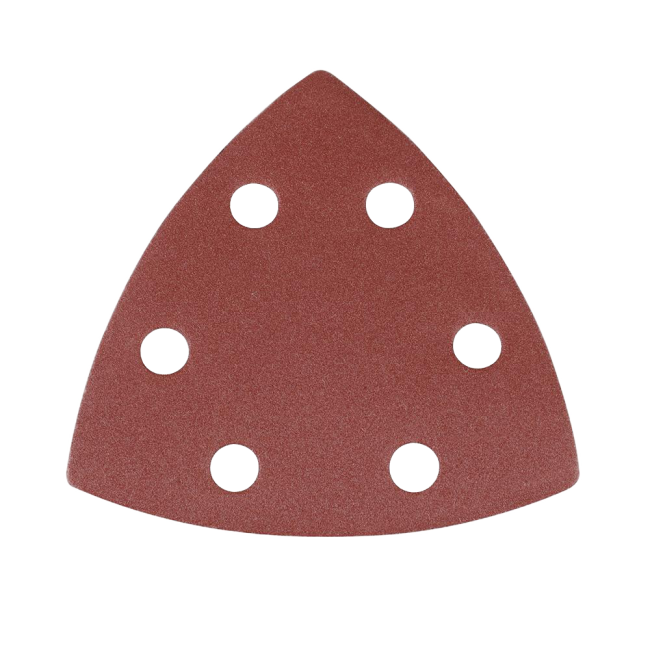 Feuilles abrasives triangulaires auto-agrippantes 90 mm, 10 pcs