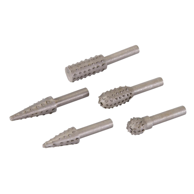 Râpes pour perceuses, 5 pcs