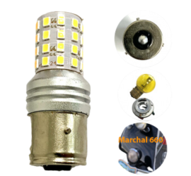 Ampoules à LED 6 et 12V BA21s Longue portée ou Antibrouillard. La paire