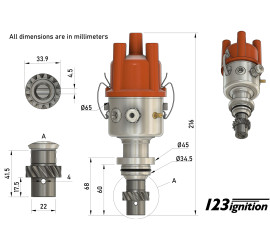 Allumage électronique programmable Audi 8 Soupapes type Audi 80, Audi 100