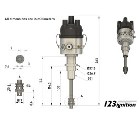 Allumage électronique programmable Renault 8 Gordini