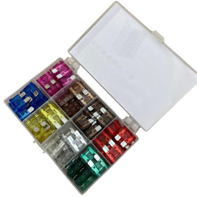 Coffret 120 fusibles standard (3A à 30A)