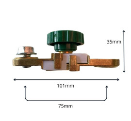 Coupe batterie / coupe circuit antivol Diamètre 10mm (type batterie américaine)
