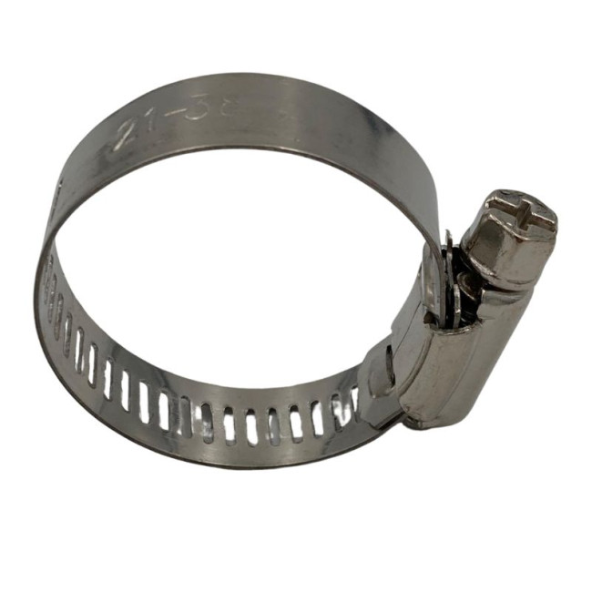 Collier de serrage inox 21-38mm vendu à la pièce ou en lot de 100 à prix dégressif