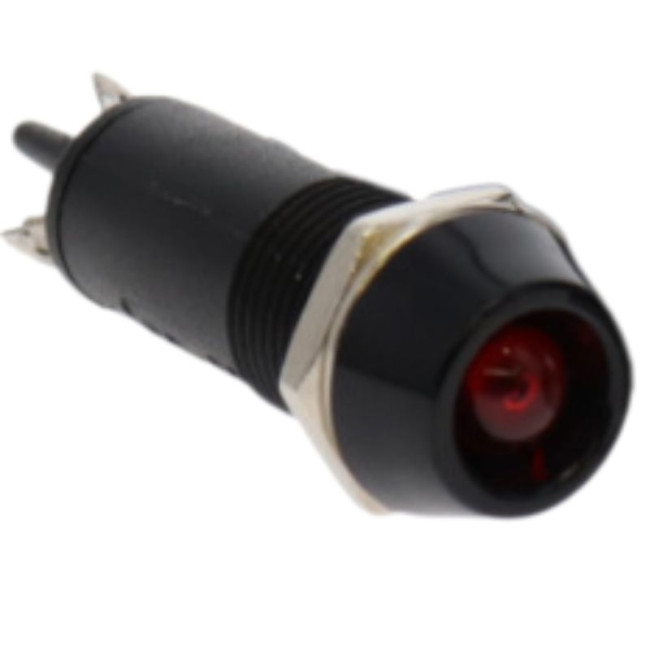 Voyant rond LED (plastique) rouge