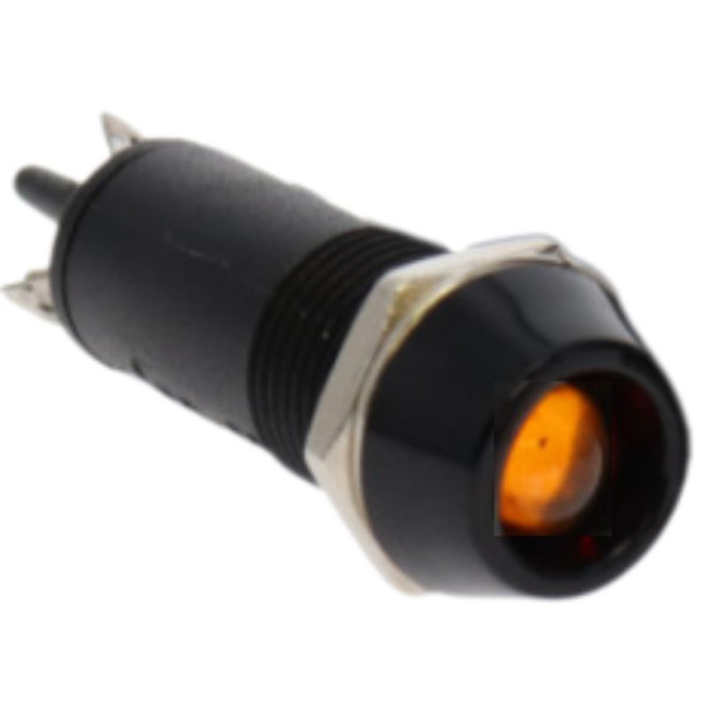 Voyant rond LED (plastique) orange