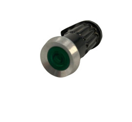 Voyant plastique 6V à 24V avec contour chromé - diam 17