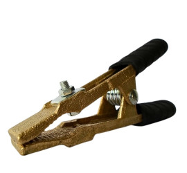Pince de batterie en laiton noire - 300Amp