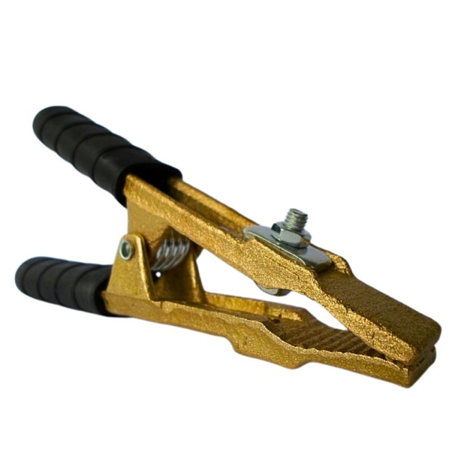 black brass battery clamp