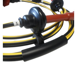 ignition wire cotton PVC coating (red / yellow)
