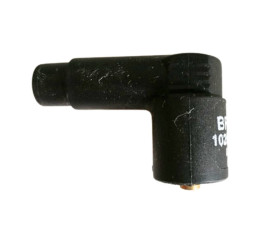 Capuchon de bougie antiparasite coudé