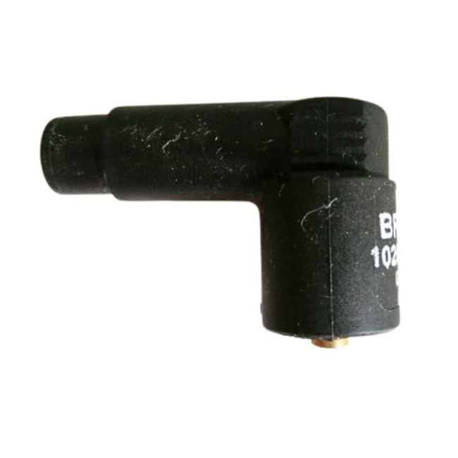 Capuchon de bougie antiparasite coudé