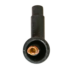 Capuchon de bougie antiparasite coudé