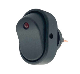 oval orange LED switch ON-OFF
