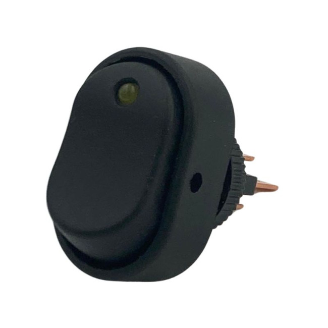 copy of oval orange LED switch ON-OFF