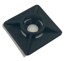 Embases nylon noires PA.66 29x29mm