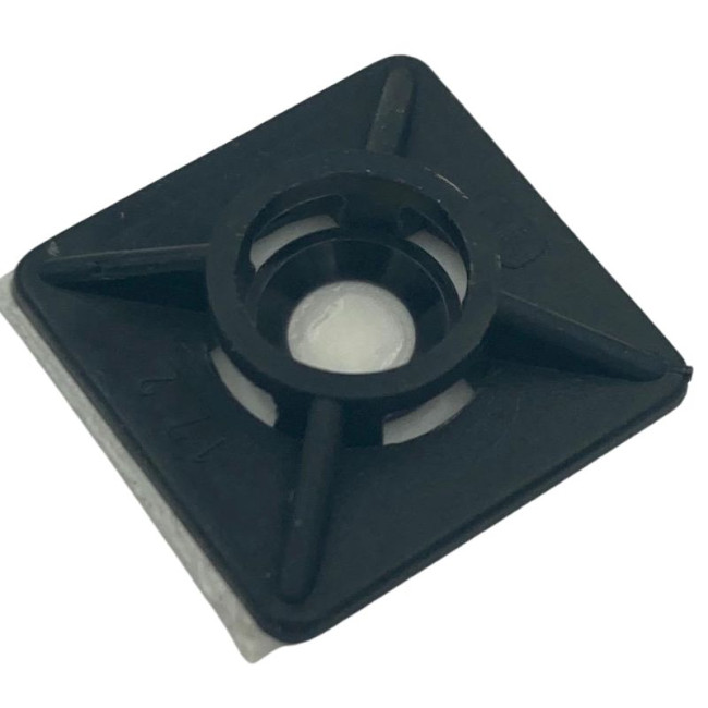 schwarze Nylon Basen PA.66 29x29mm