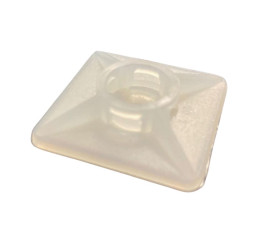 Embases nylon blanches PA.66 19x19mm