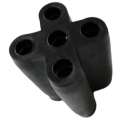 doble conector para terminal de 4,7mm