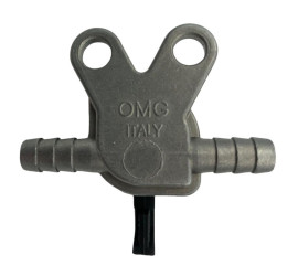 Robinet avec fixation pour durite 8mm