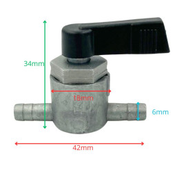 copy of Robinet avec fixation pour durite 8mm