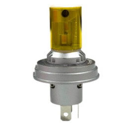 Ampoules à LED R2 CE H5 Code Européen 12V Code/Phare jaune