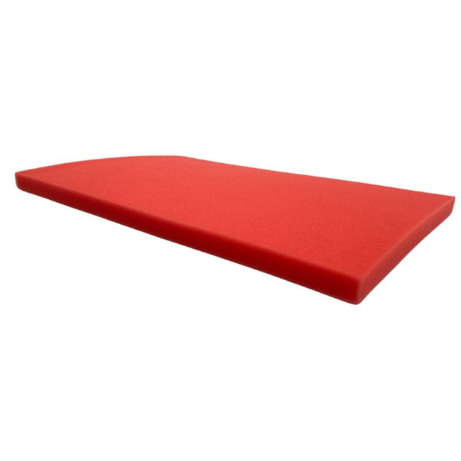 Mousse filtre rouge 300 X 200 X 15mm 60PPI