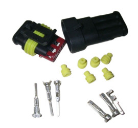 Kit waterproof connectors 3-way